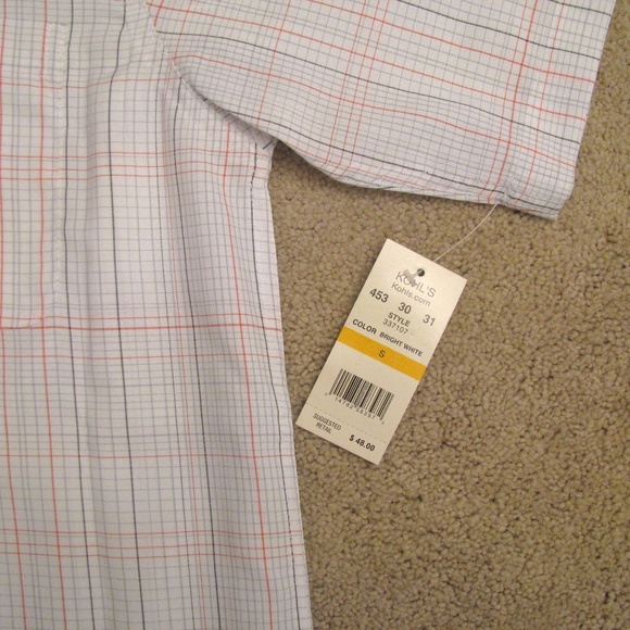 Haggar Short Sleeve Button Down Shirt NEW - Picture 3 of 6